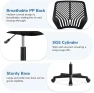 Thumbnail Student Desk Chair, Low-Back Armless Study Chair with Lumbar Support, Adjustable Swivel Office Chair — Smart Chairs, Yaheetech