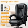 Thumbnail Vibration & Heat Massage Office Chair with Foot Rest — Massage Chairs, KWKSV