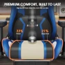 Thumbnail 3D Kneading Massage Gaming Chair with Footrest — Massage Chairs, Douxlife