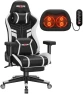 Thumbnail 3D Kneading Massage Gaming Chair with Footrest — Massage Chairs, Douxlife