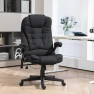 Thumbnail 6 Point Vibrating Massage Office Chair with Heat — Massage Chairs, HOMCOM