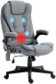 Thumbnail 6 Point Vibrating Massage Office Chair with Heat — Massage Chairs, HOMCOM