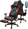 Thumbnail 7-Point Massage Gaming Chair with Footrest — Smart Chairs, Douxlife