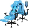 Thumbnail 7-Point Massage Gaming Chair with Footrest — Smart Chairs, Douxlife