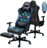 Thumbnail 7-Point Massage Gaming Chair with Footrest — Smart Chairs, Douxlife