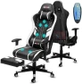 Thumbnail 7-Point Massage Gaming Chair with Footrest — Smart Chairs, Douxlife