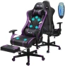 Thumbnail 7-Point Massage Gaming Chair with Footrest — Smart Chairs, Douxlife