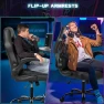Thumbnail Ergonomic Computer Gaming Chair with PU Leather Lumbar Support — Smart Chairs, DUMOS