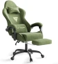 Thumbnail Gaming Chair Racing with Footrest and Massage Lumbar Cushion — Massage Chairs, Generic