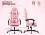Thumbnail Gaming Chair with Footrest, Ergonomic High Back Computer Chair — Smart Chairs, Mistpeople