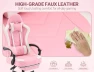 Thumbnail Gaming Chair with Footrest, Ergonomic High Back Computer Chair — Smart Chairs, Mistpeople