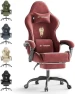Thumbnail Gaming Chair with Footrest Massage Lumbar Cushion — Smart Chairs, Generic