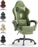 Thumbnail Gaming Chair with Footrest Massage Lumbar Cushion — Smart Chairs, Generic