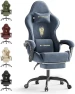 Thumbnail Gaming Chair with Footrest Massage Lumbar Cushion — Smart Chairs, Generic