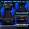 Thumbnail Gaming Chair with Footrest — Massage Chairs, ECOTOUGE