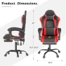 Thumbnail Gaming Chair with Headrest and Lumbar Support — Smart Chairs, Visit the OS MOTOR Store