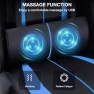 Thumbnail Gaming Chair with LED RGB Lights with Massage and Footrest — Smart Chairs, HOFFREE