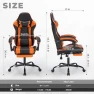 Thumbnail Gaming Chair with Massage and Footrest — Smart Chairs, Generic