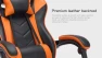 Thumbnail Gaming Chair with Massage and Footrest — Smart Chairs, Generic