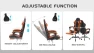 Thumbnail Gaming Chair with Massage and Footrest — Smart Chairs, Generic