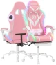 Thumbnail Gaming Chair with Massage, Bluetooth Speakers, RGB Lights and Footrest — Smart Chairs, VANSPACE