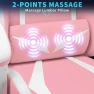 Thumbnail Gaming Chair with Massage, Bluetooth Speakers, RGB Lights and Footrest — Smart Chairs, VANSPACE