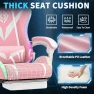Thumbnail Gaming Chair with Massage, Bluetooth Speakers, RGB Lights and Footrest — Smart Chairs, VANSPACE