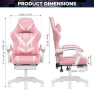 Thumbnail Gaming Chair with Massage Ergonomic Computer Chair with Footrest and Lumbar Support Reclining PC Game Chair — Massage Chairs, VANSPACE
