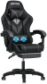 Thumbnail Gaming Chair with Massage Ergonomic Computer Chair with Footrest and Lumbar Support Reclining PC Game Chair — Massage Chairs, VANSPACE