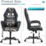 Thumbnail Gaming Chair With Massager, Ergonomic Office Video Gaming Computer Leather Desk Racing, Comfy Massage Silla Gamer for... — Smart Chairs, Capacmkseh