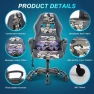 Thumbnail Gaming Chair With Massager, Ergonomic Office Video Gaming Computer Leather Desk Racing, Comfy Massage Silla Gamer for... — Smart Chairs, Capacmkseh