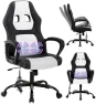 Thumbnail Gaming Chair With Massager, Ergonomic Office Video Gaming Computer Leather Desk Racing, Comfy Massage Silla Gamer for... — Smart Chairs, Capacmkseh