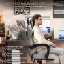 Thumbnail Gaming Chair with Mesh Fabric, Adjustable Lumbar Support, Footrest and Headrest — Smart Chairs, Vonesse