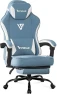 Thumbnail Gaming Chair with Mesh Fabric, Adjustable Lumbar Support, Footrest and Headrest — Smart Chairs, Vonesse