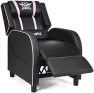 Thumbnail Gaming Recliner with Massage, Adjustable Footrest & Side Pocket — Massage Chairs, GYMAX