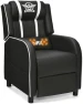 Thumbnail Gaming Recliner with Massage, Adjustable Footrest & Side Pocket — Massage Chairs, GYMAX