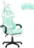 Thumbnail Green Gaming Chair with Footrest — Smart Chairs, Soontrans