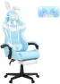 Thumbnail Green Gaming Chair with Footrest — Smart Chairs, Soontrans