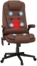 Thumbnail High Back Vibration Massage Office Chair with 6 Vibration Points — Massage Chairs, HOMCOM