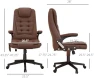 Thumbnail High Back Vibration Massage Office Chair with 6 Vibration Points — Massage Chairs, HOMCOM
