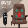 Thumbnail High Back Vibration Massage Office Chair with 6 Vibration Points — Massage Chairs, HOMCOM