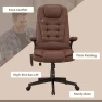 Thumbnail High Back Vibration Massage Office Chair with 6 Vibration Points — Massage Chairs, HOMCOM