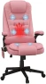 Thumbnail High Back Vibration Massage Office Chair with 6 Vibration Points — Massage Chairs, HOMCOM