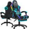 Thumbnail LED Gaming Chair with Speakers and Massage — Smart Chairs, HOFFREE