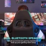 Thumbnail LED Gaming Chair with Speakers and Massage — Smart Chairs, HOFFREE