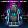 Thumbnail LED Gaming Chair with Speakers and Massage — Smart Chairs, HOFFREE