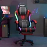Thumbnail LED Gaming Chair with Speakers and Massage — Smart Chairs, HOFFREE