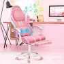 Thumbnail LED Gaming Chair with Speakers and Massage — Smart Chairs, HOFFREE