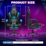 Thumbnail LED Gaming Chair with Speakers Massage Big and Tall Computer Chair with RGB Lights Bluetooth Game Chair with Footrest — Smart Chairs, HOFFREE