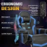 Thumbnail Massage Gaming Recliner Chair with Cup Holder & Side Pockets — Massage Chairs, CALIVIA